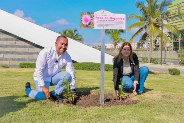 Departamento Aeroportuario y Fondo MARENA promueven la Flor Nacional “Rosa de Bayahíbe” en aeropuertos del país